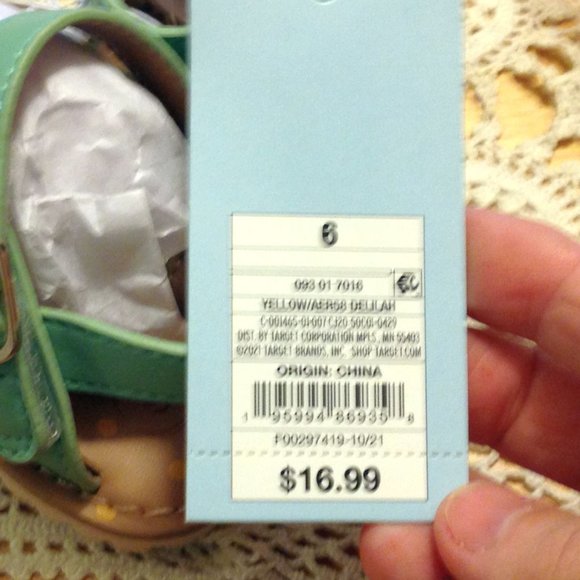 Cat & Jack  sandals, size 6, new with tags - Picture 7 of 7